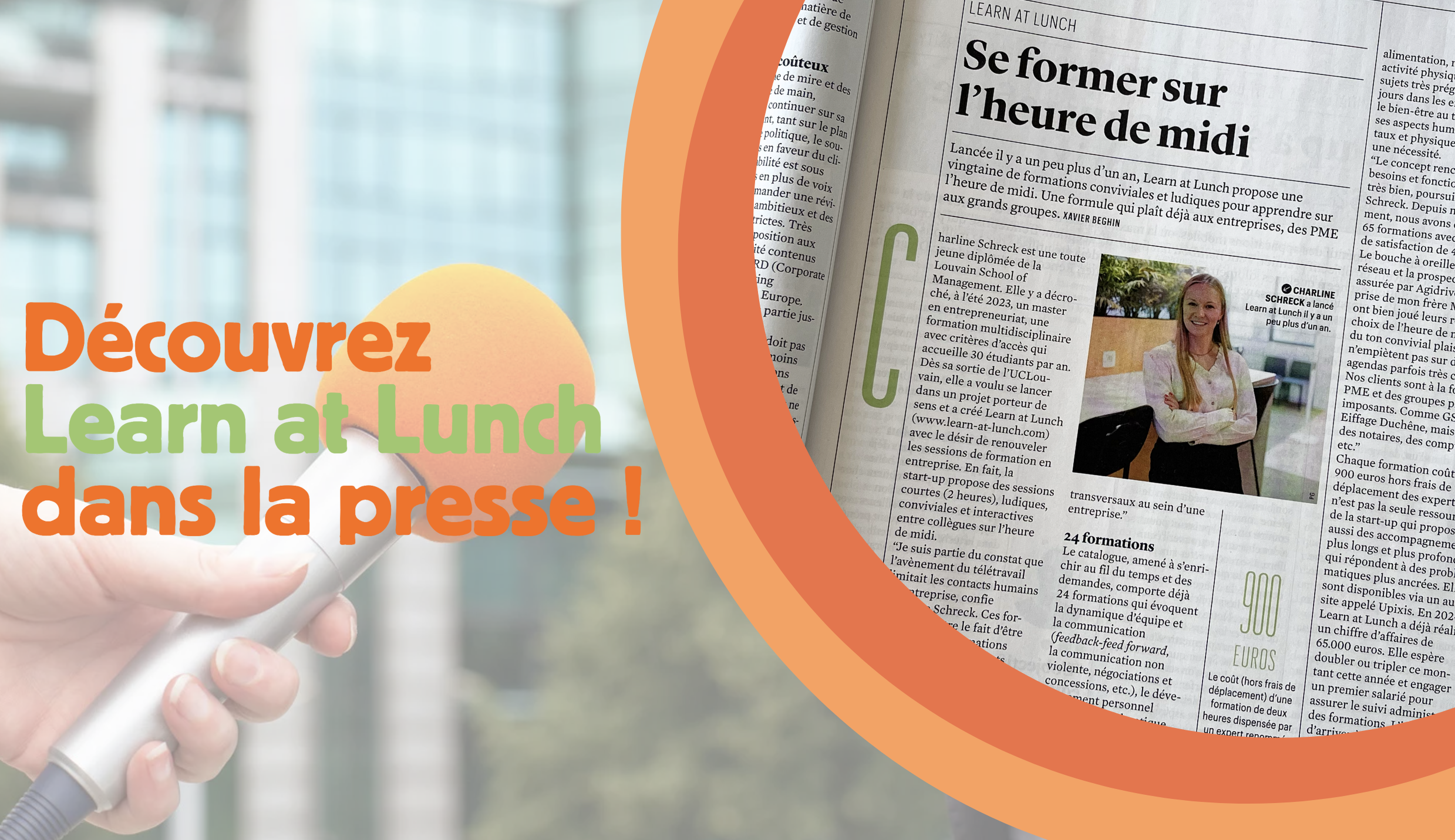 Article de presse Learn at Lunch