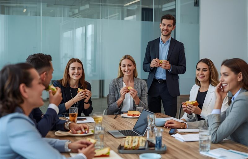 Déjeuner formation en entreprise