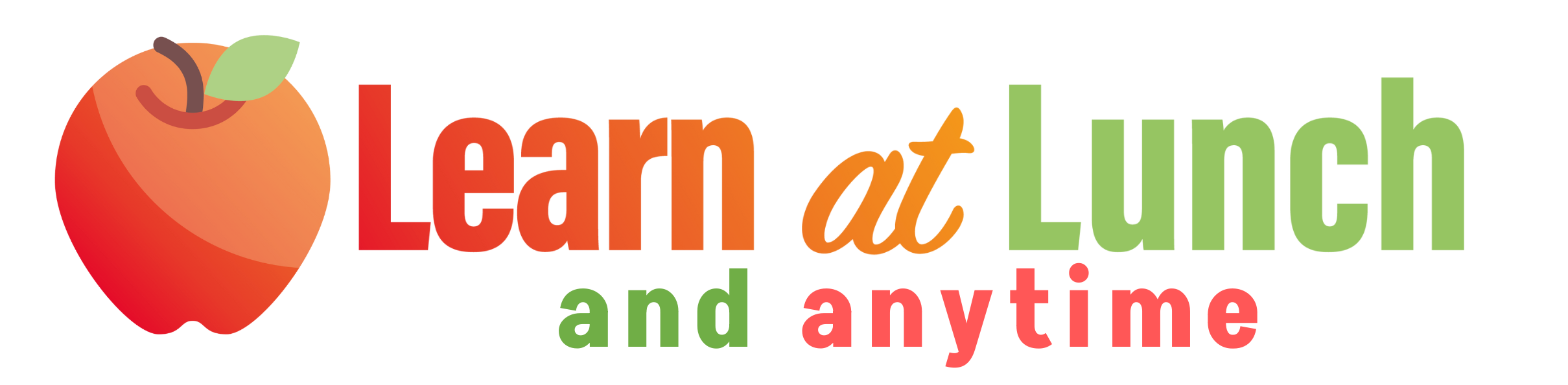 Logo Learn at lunch and anytime